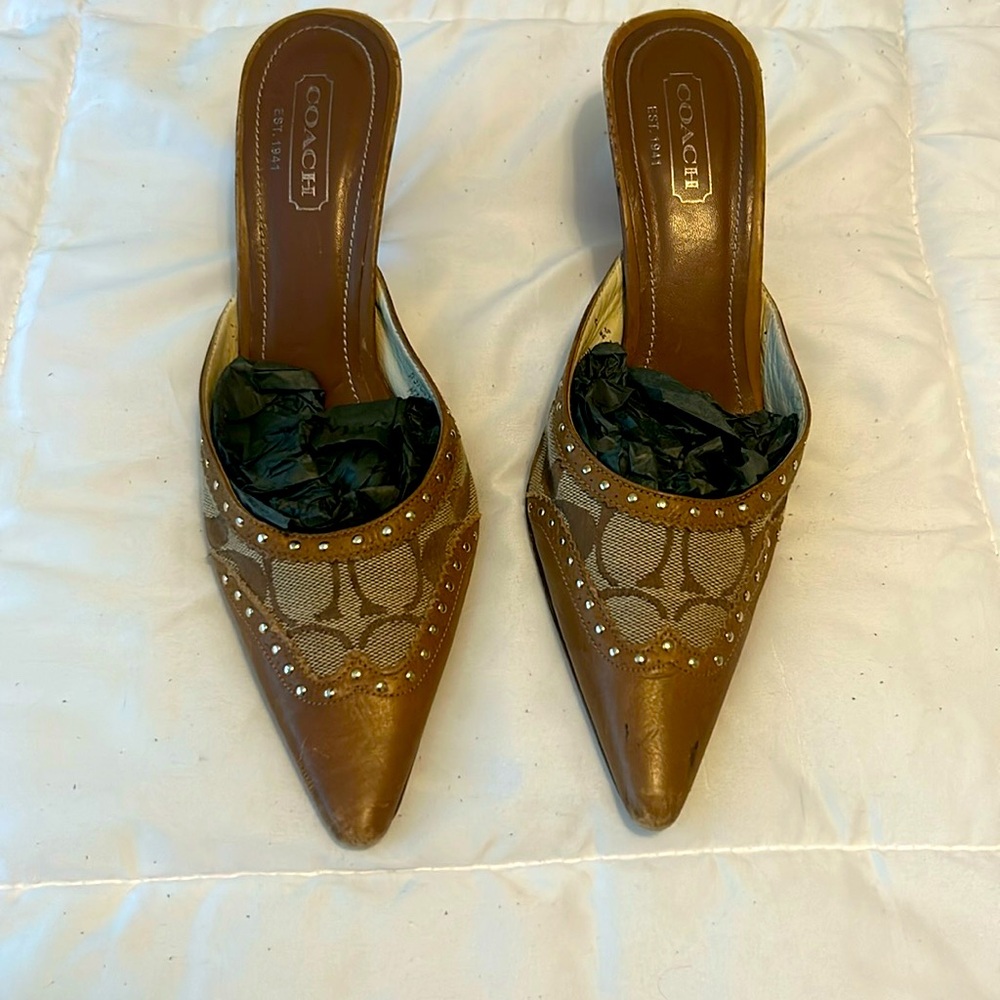 Vintage coach mules